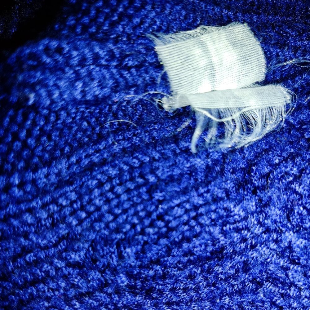 Blue cable knit sweater mini dress - Picture 13 of 14